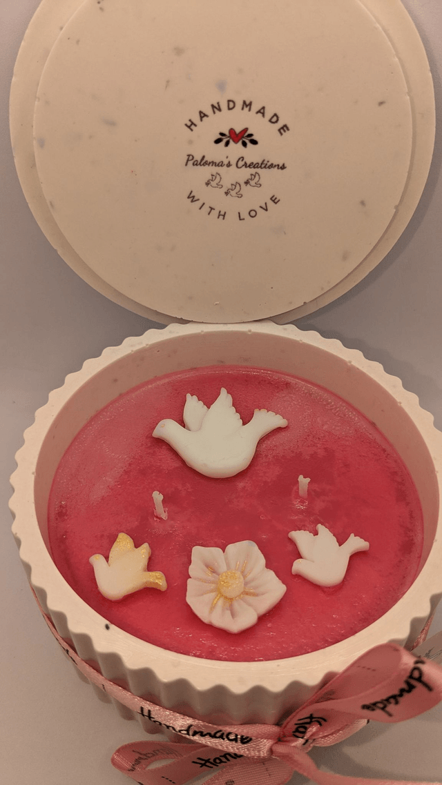 Bougie grand pot rond