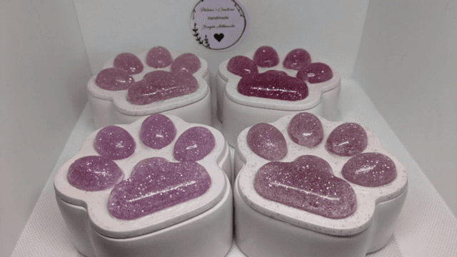 Bougie patte de chat 